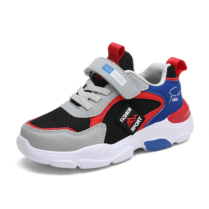 Brand Kids Sneakers Boys Running Shoes Outdoor Hollow Sole Children Shoes Bounce Design Girls Tenis Infantil School Sport Shoes