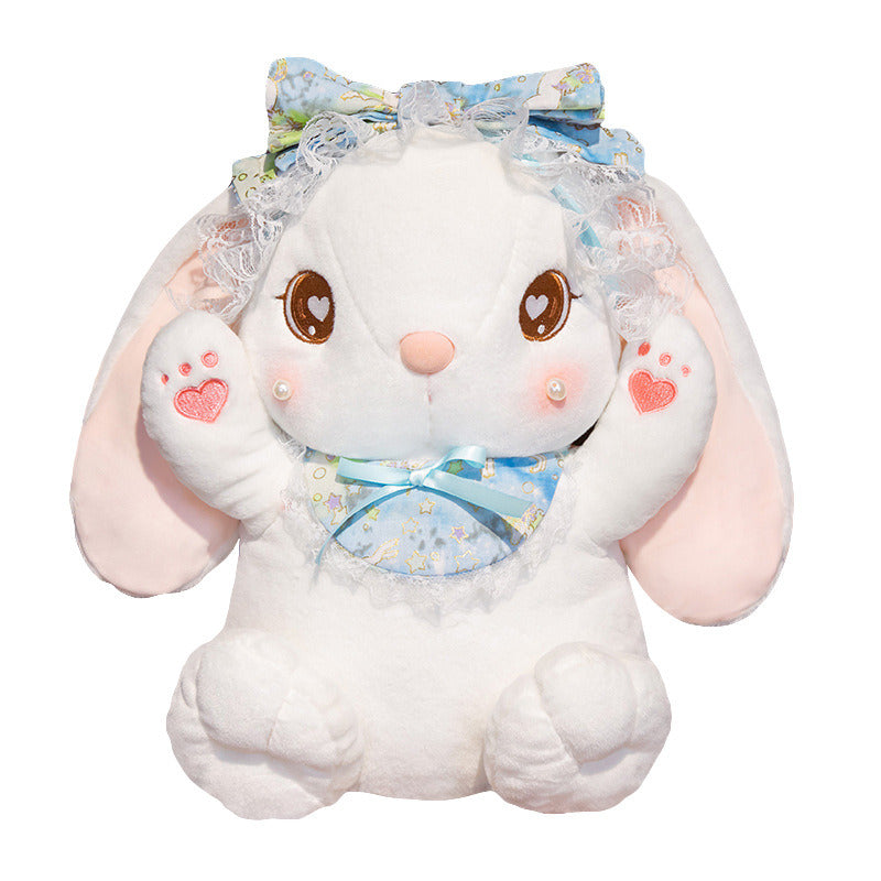 Lovely Girl Heart Milk Rabbits Soft Cute Doll Plush