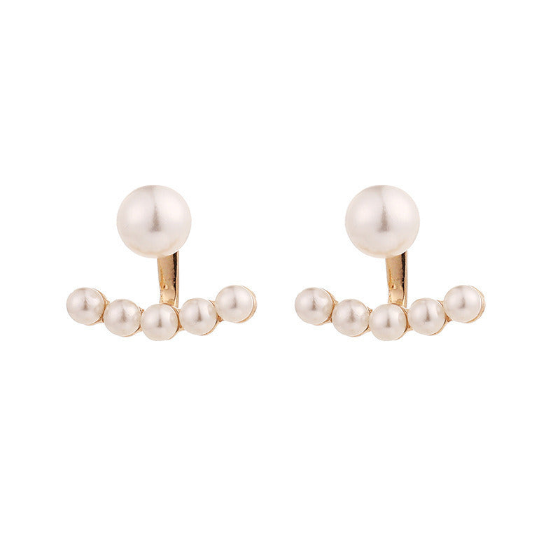 Women's Simulated Pearl Ear Cuff Crawler Ear