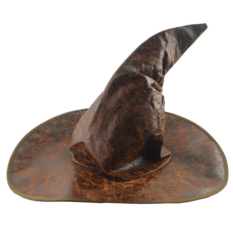 Halloween Wizard Hat Witch Hat Wide Brim Pointed Hat