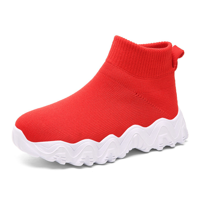 Fashion Children Shoes Big Boys Sneakers Breathable Light Outdoor Casual Sports Running Shoes School Trainers Tenis Infantil