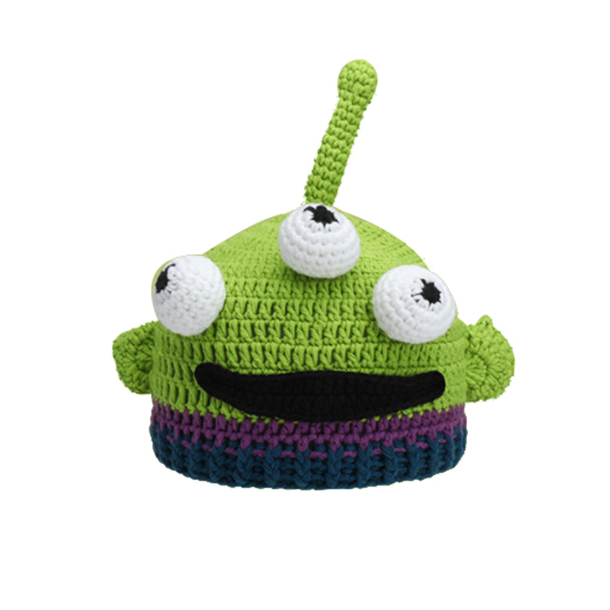 Knitted Shrek Hats with Ears Cosplay Prop Halloween Cosplay Green Beanie Hat