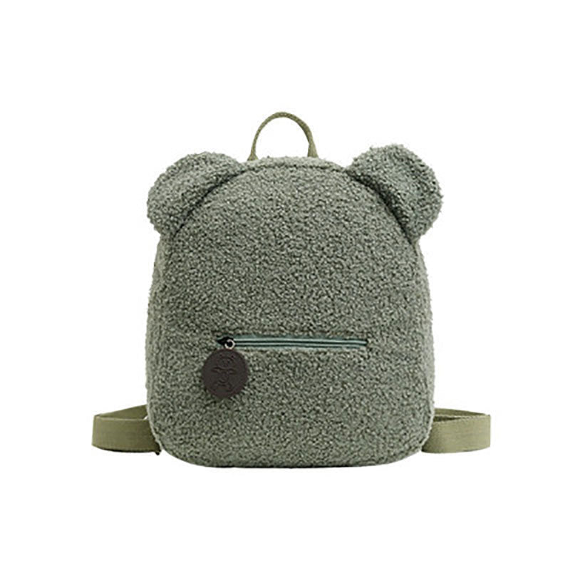 Personalised Bear Backpacks Custom Name Portable Children Travel Shopping Rucksacks Women's Cute Bear Shaped Shoulder Backpack