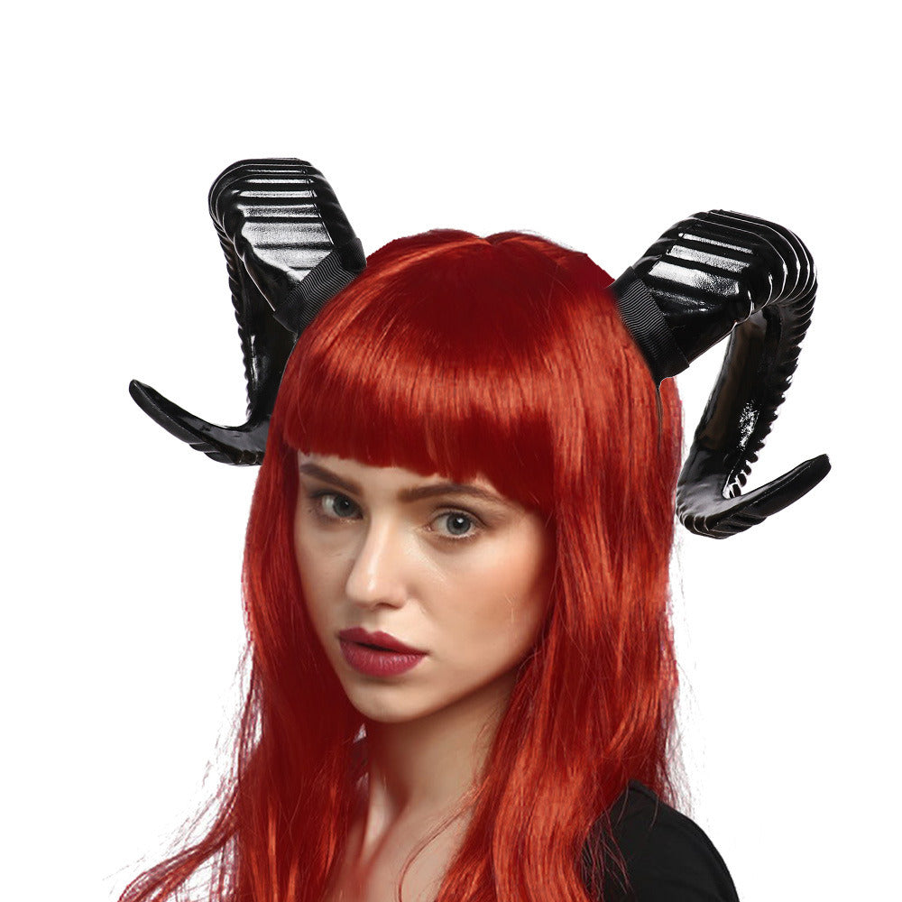 Halloween Horn Headband Dress Up Props Party Hair Accessories