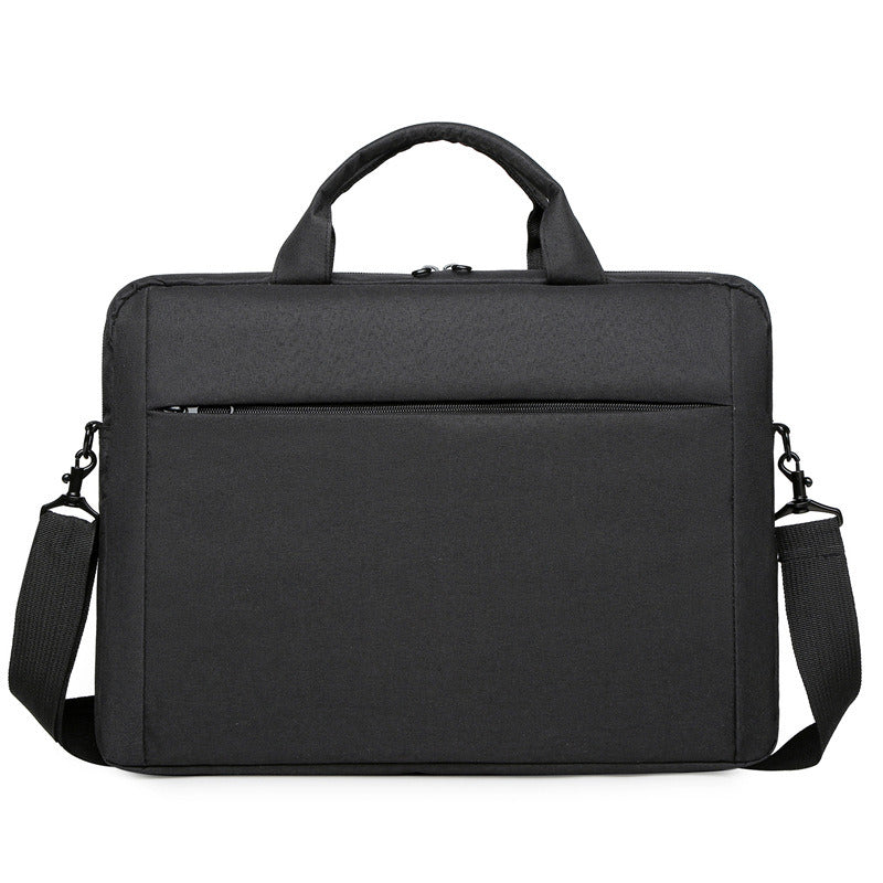 Laptop Shoulder Bag , 15-Inch Laptop or Tablet, Sleek, Durable and Water-Repellent Fabric, Lightweight , Business Casual or School, GX40Q17229, Black