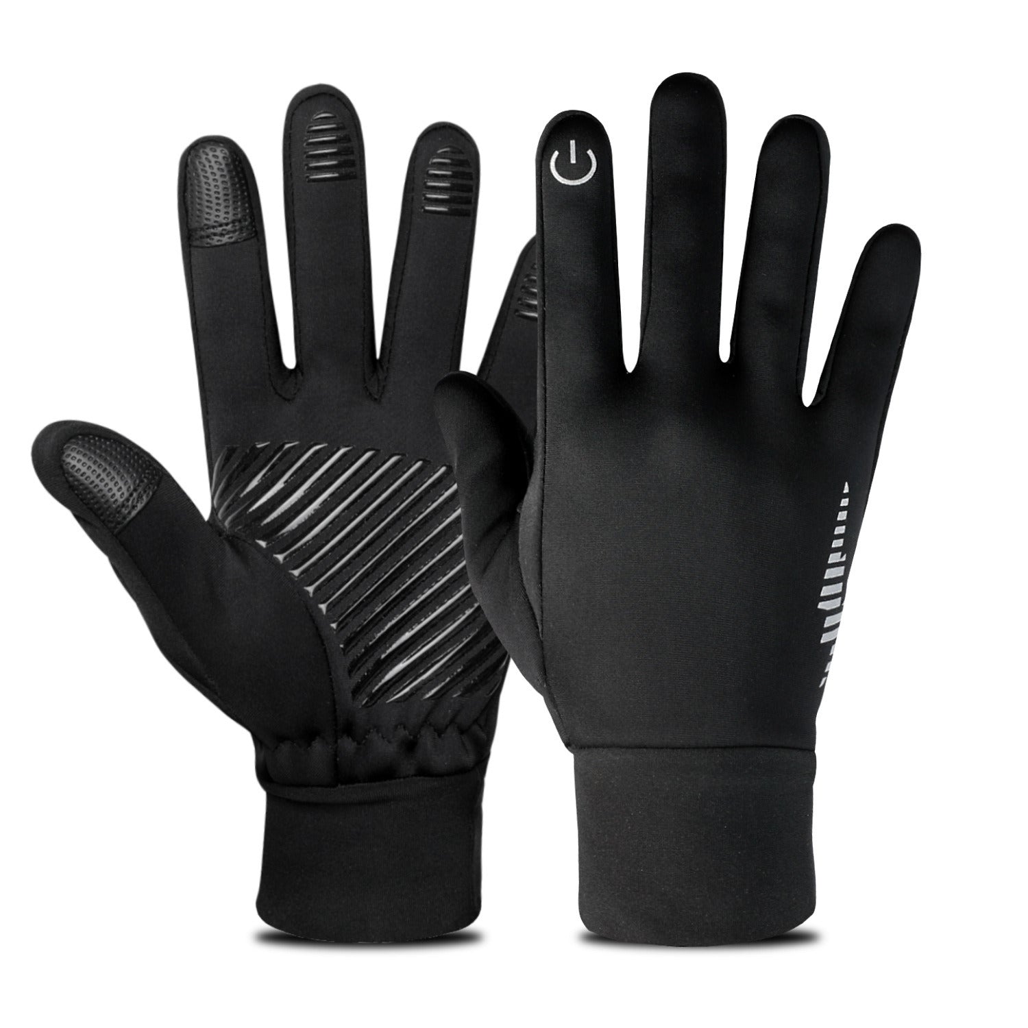 Cycling Gloves Fleece Warm Mountaineering Skiing non-slip Touch Screen Reflective Gloves