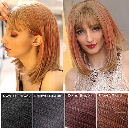 Fashion 3D Air Fringe Ultra-thin Seamless Fake Bang Wig Hair Extension Hairpiece