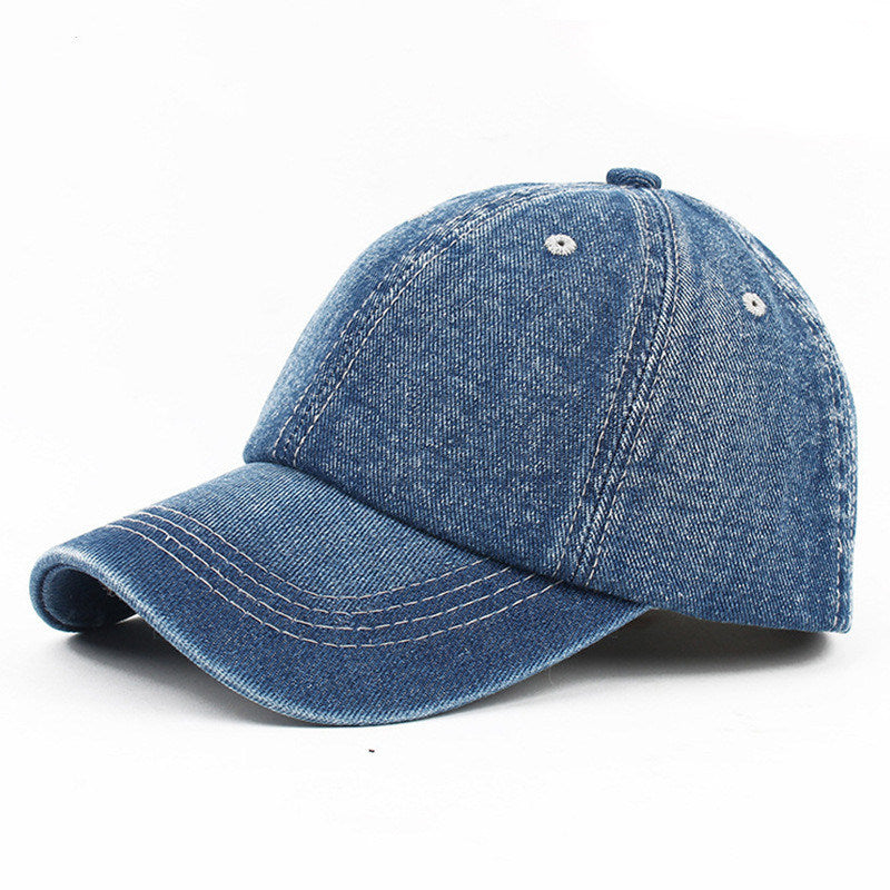 Men's sunshade baseball cap outdoor sunscreen breathable denim cap