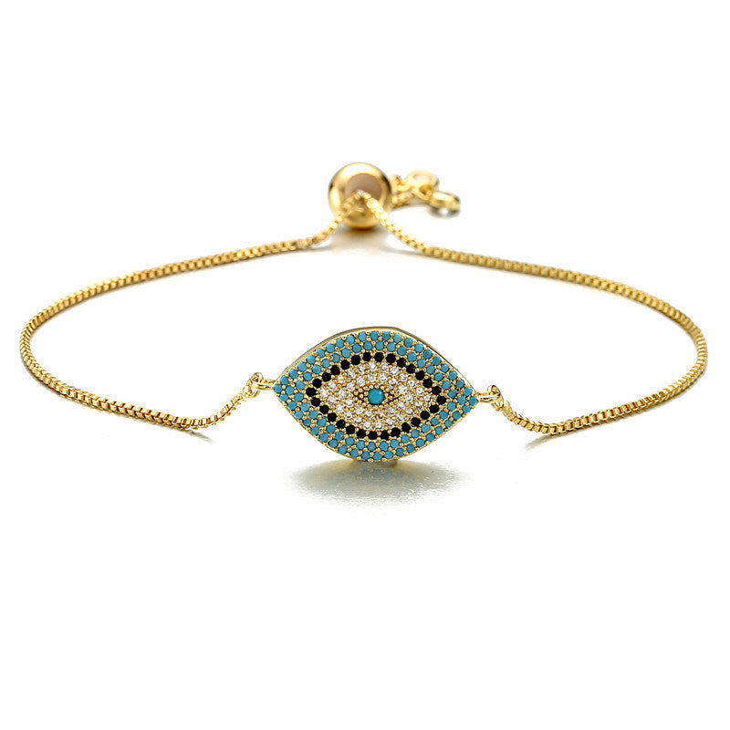 Devil's Eye Bracelet women's inlaid zircon personality bracelet
