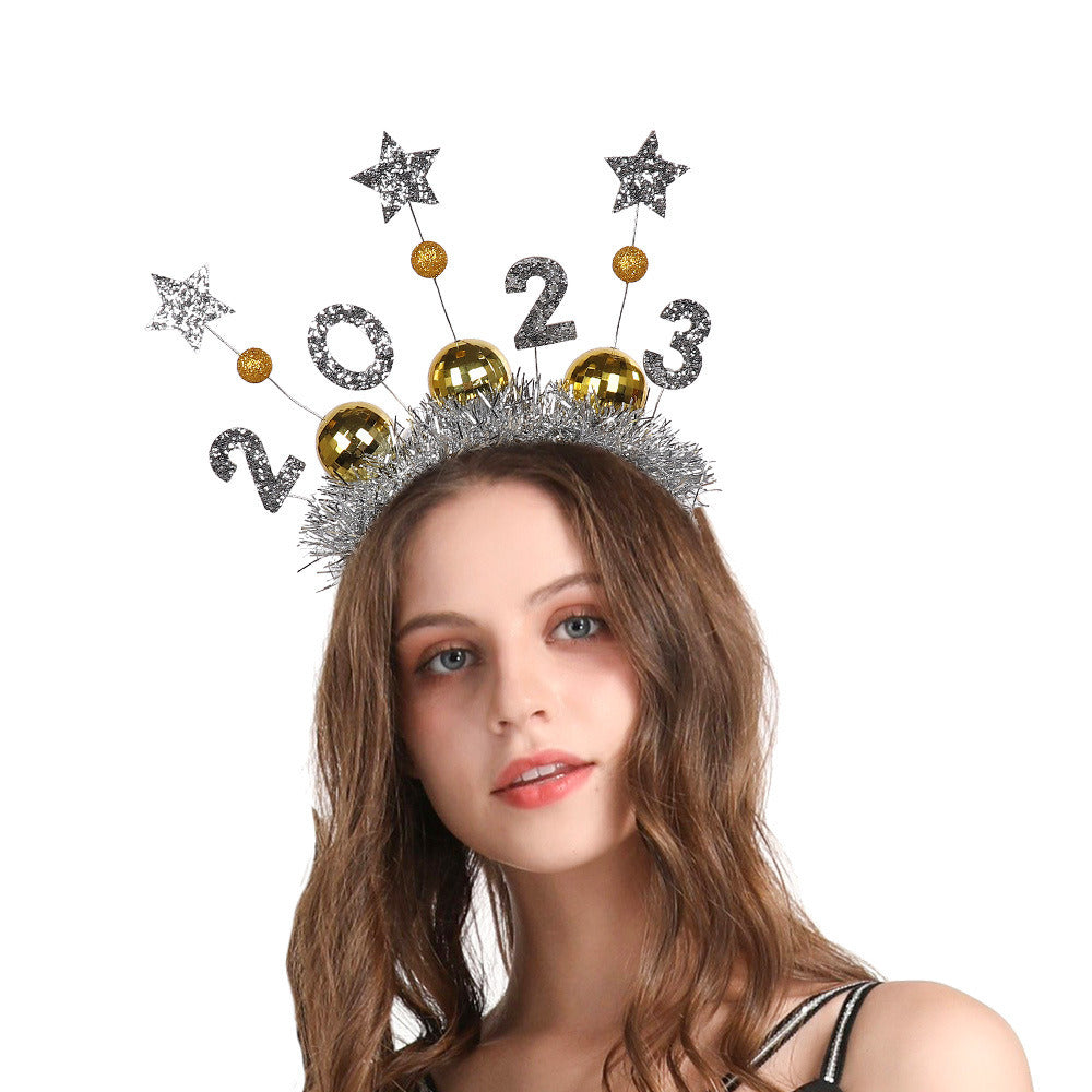 HAPPY NEW YEAR Headband New Years Party Favors