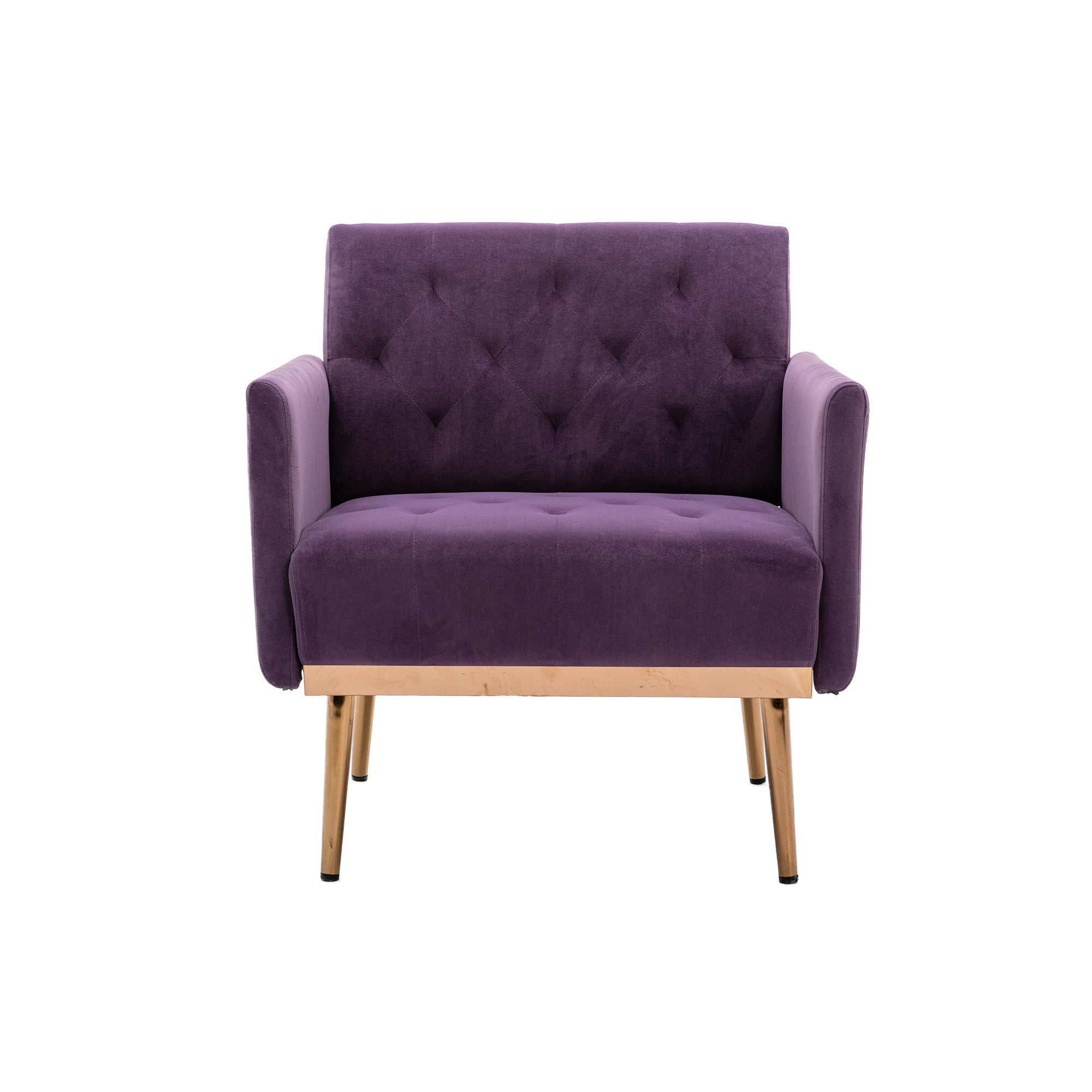 Chair ; leisure single sofa with Rose Golden feet