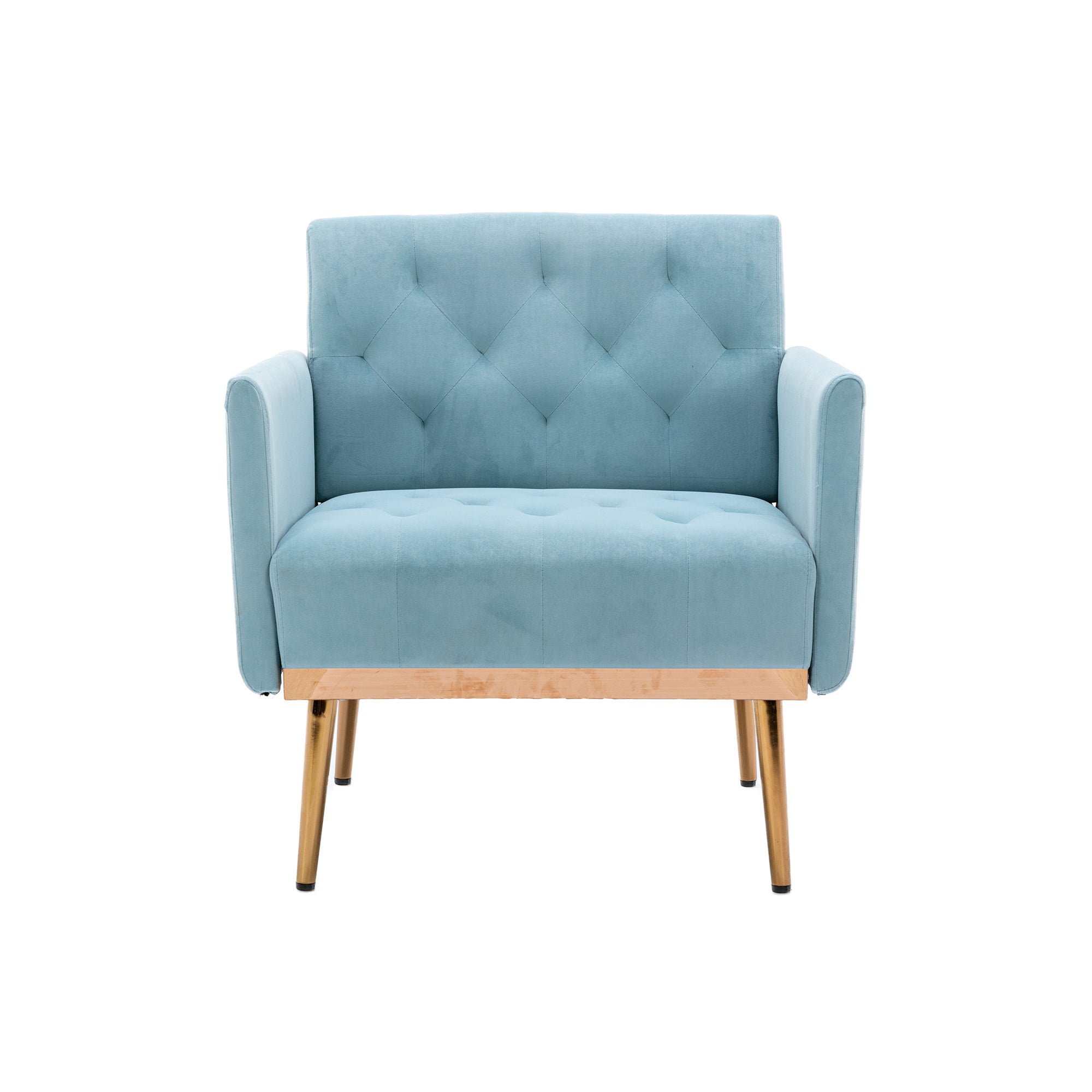 Chair ; leisure single sofa with Rose Golden feet