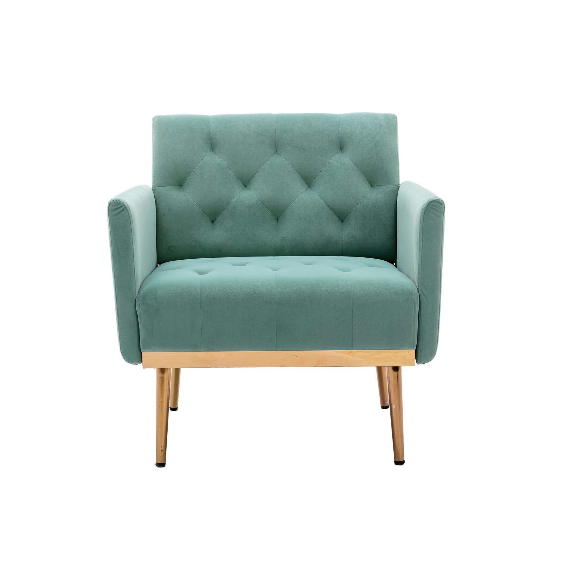 Chair ; leisure single sofa with Rose Golden feet