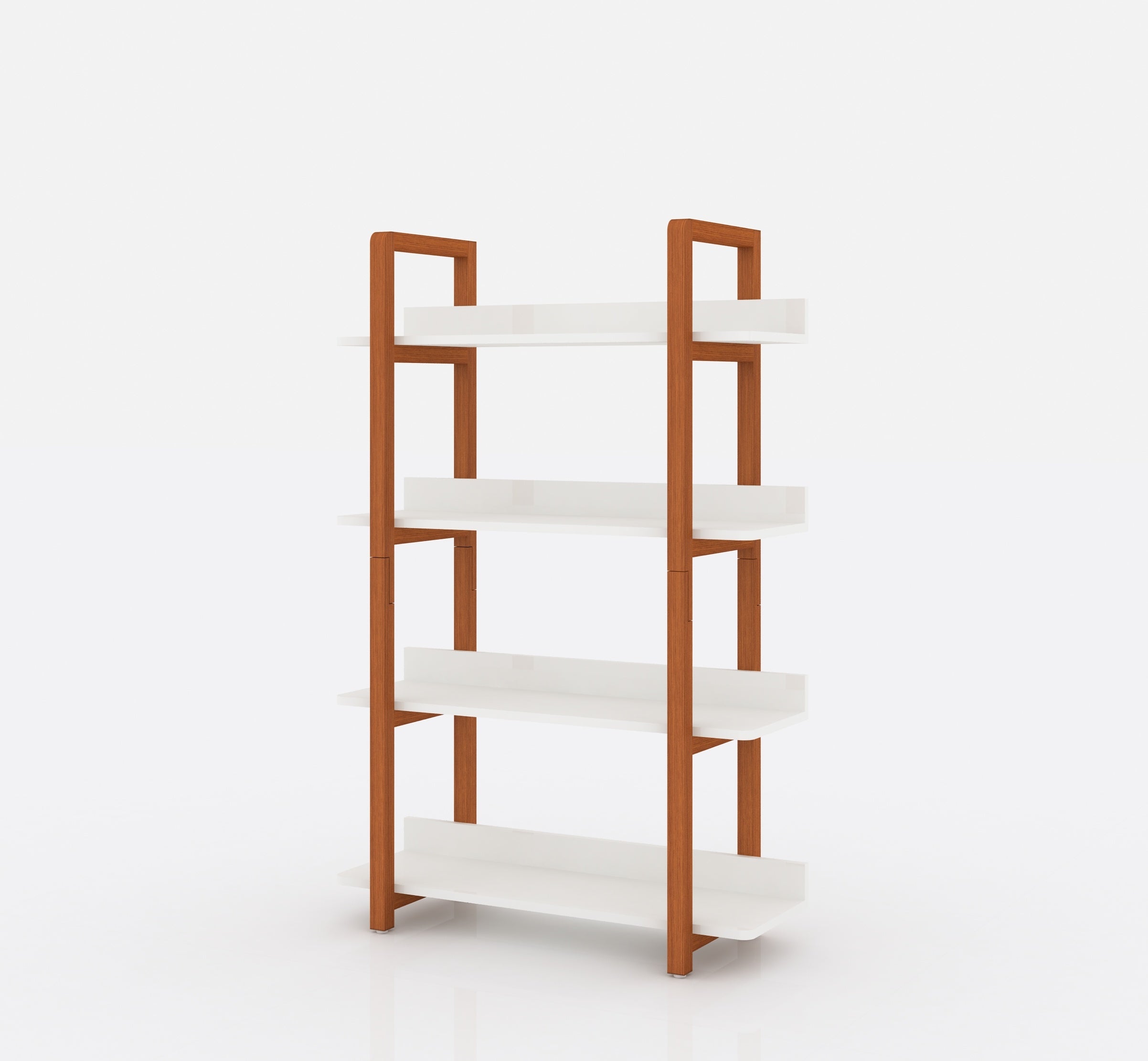 Four-tier Floor-standing Bookshelf