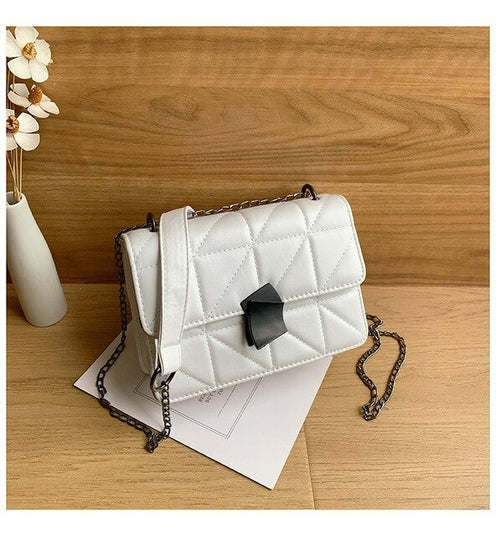 Luxury Handbags Women Rhombic Crossbody Bags Chain Small Messenger Bag