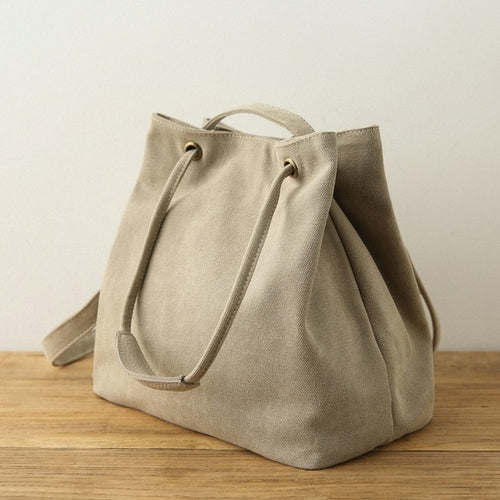 2021 New Original Casual Bucket Hand Bag High Quality Cotton Women