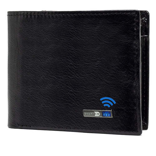 Smart Wallet Bluetooth-compatible Leather Short Credit Card Holders