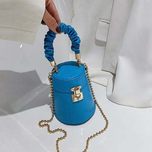 Crocodile Pattern Small Bucket Bag Crossbody Bags For Women 2021