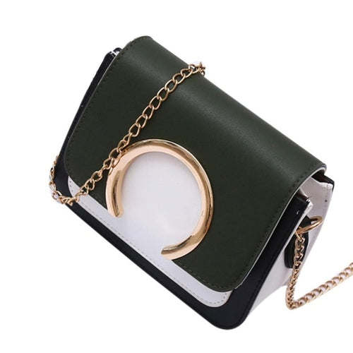 Fashion Women's handbag Ring Decoration Patchwork