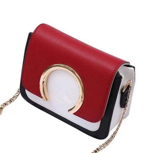 Fashion Women's handbag Ring Decoration Patchwork