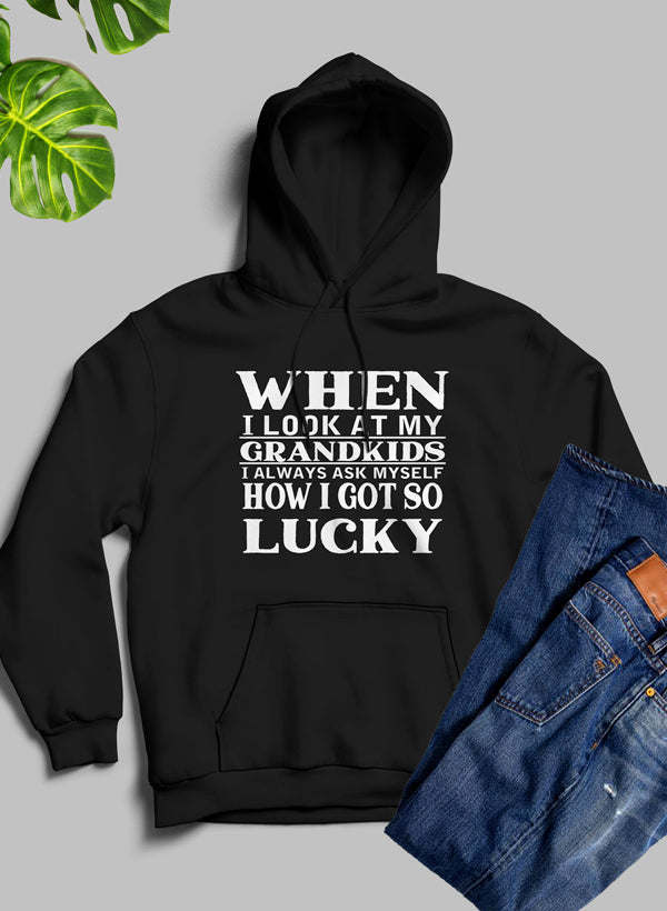 When I Look At My Grandkids Hoodie