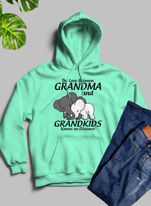 The Love Between Grandma And Grandkids Knows No Distance Hoodie