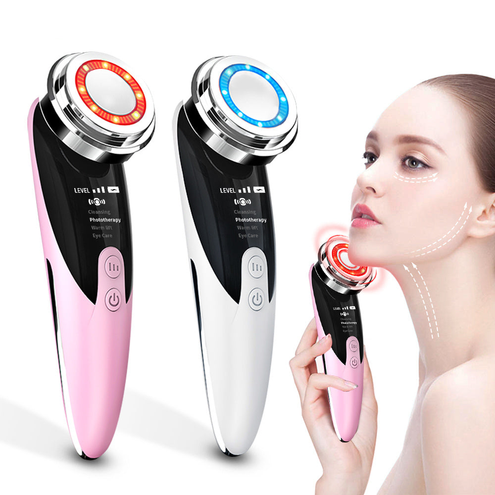 Face Massager Skin Rejuvenation Radio Mesotherapy LED Facial Lifting Beauty Vibration Wrinkle Removal Anti Aging Radio Frequency