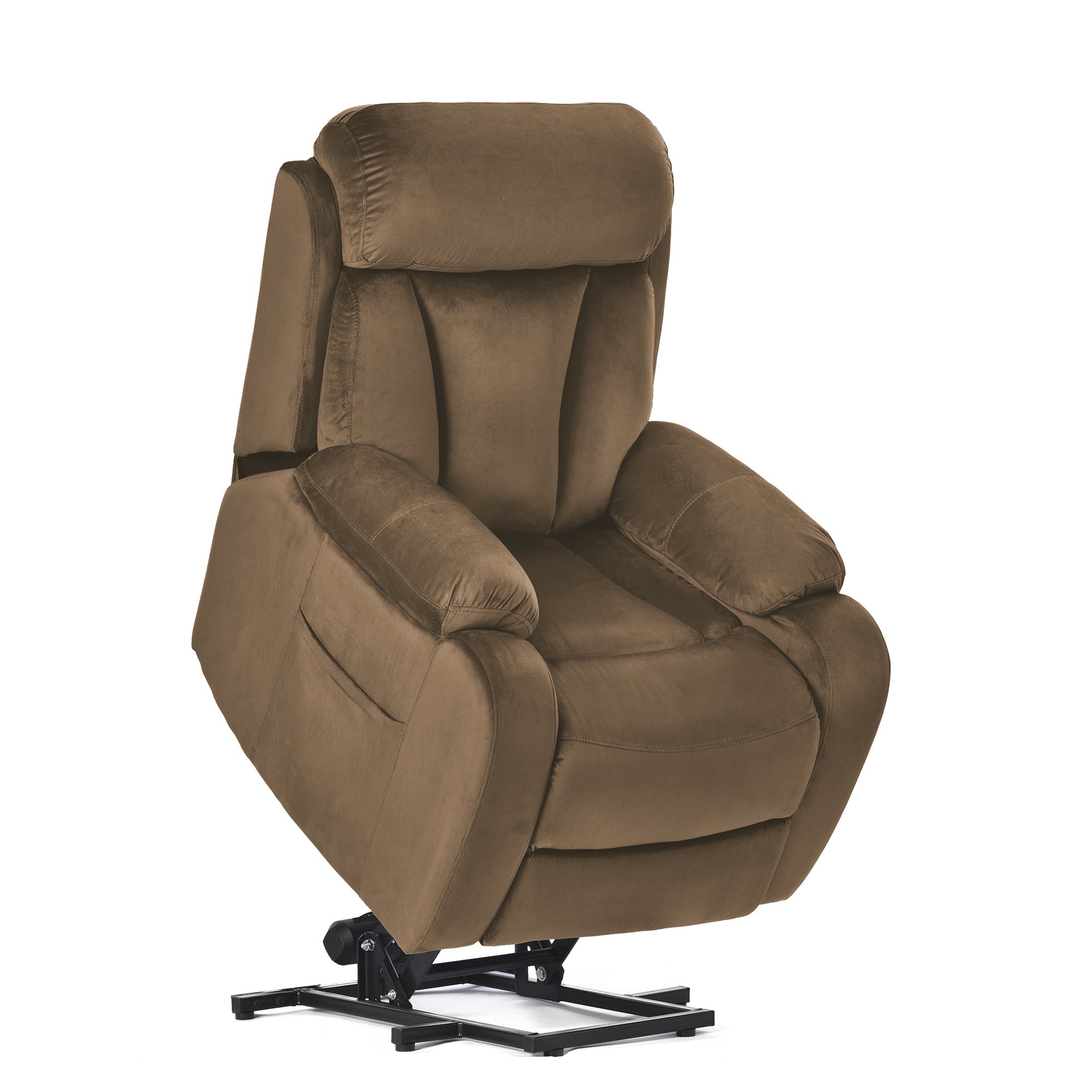 Lift Chair Recliner for Elderly Power Remote Control Recliner Sofa Relax Soft Chair Anti-skid Australia Cashmere Fabric Furniture Living Room