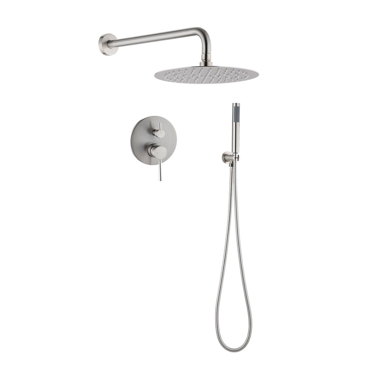 10" Roud Rain Shower head and Handheld Shower Head Set