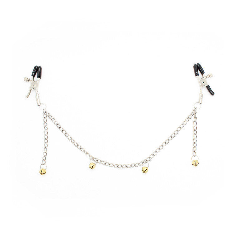 Metal Nipple Clamp with Metal Chain for Women Fetish to Breast Labia Clip Stimulation Massager Bdsm Bondage Sex Products