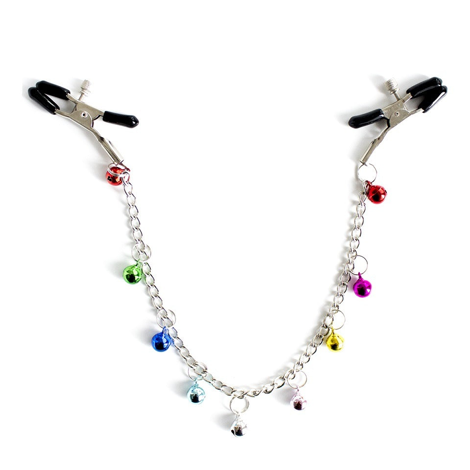 Metal Nipple Clamp with Metal Chain for Women Fetish to Breast Labia Clip Stimulation Massager Bdsm Bondage Sex Products