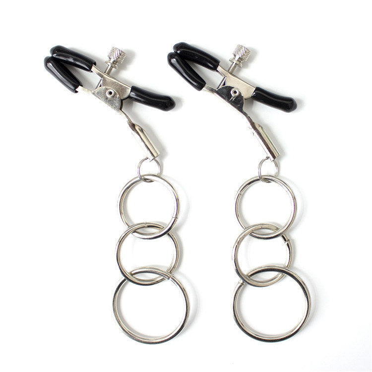Metal Nipple Clamp with Metal Chain for Women Fetish to Breast Labia Clip Stimulation Massager Bdsm Bondage Sex Products