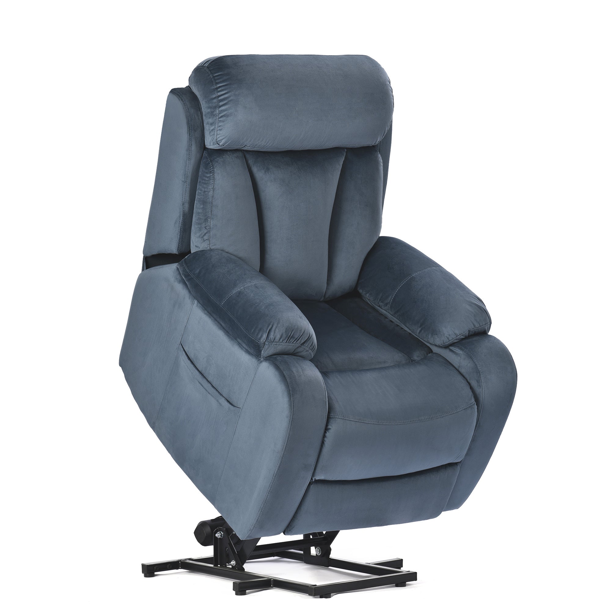 Lift Chair Recliner for Elderly Power Remote Control Recliner Sofa Relax Soft Chair Anti-skid Australia Cashmere Fabric Furniture Living Room