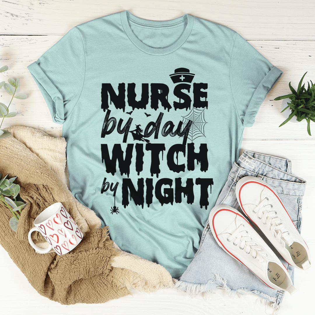 Nurse By Day Witch By Night T-Shirt