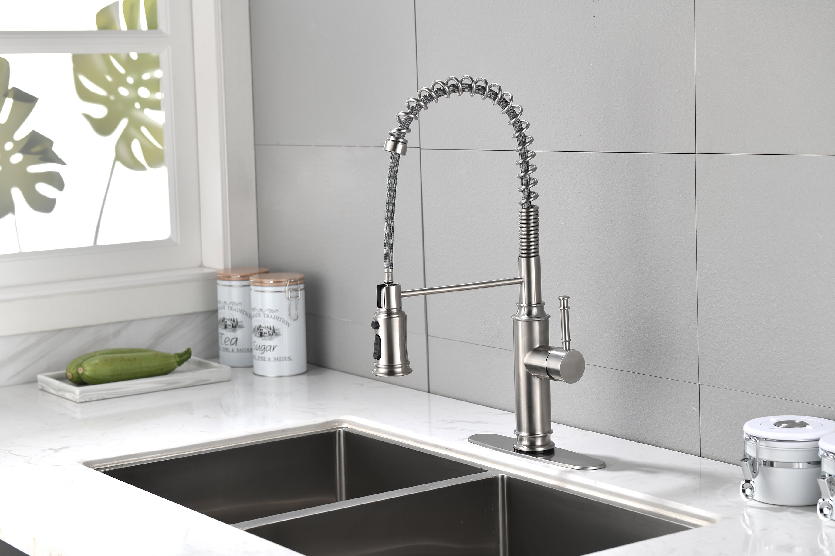 Touch Kitchen Faucet with Pull Down Sprayer