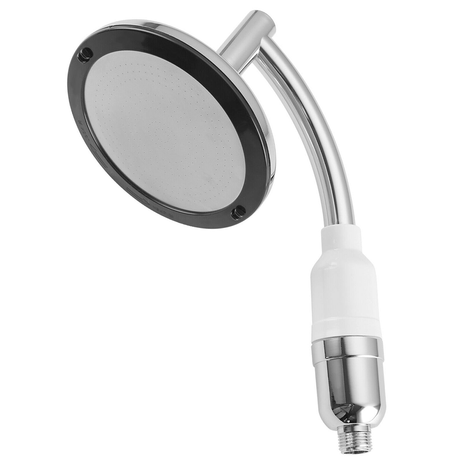 5.5In High Pressure Shower Head Stainless Steel Powerful Energy Bath Heads Water Saving 360° Rotating Round Showerhead