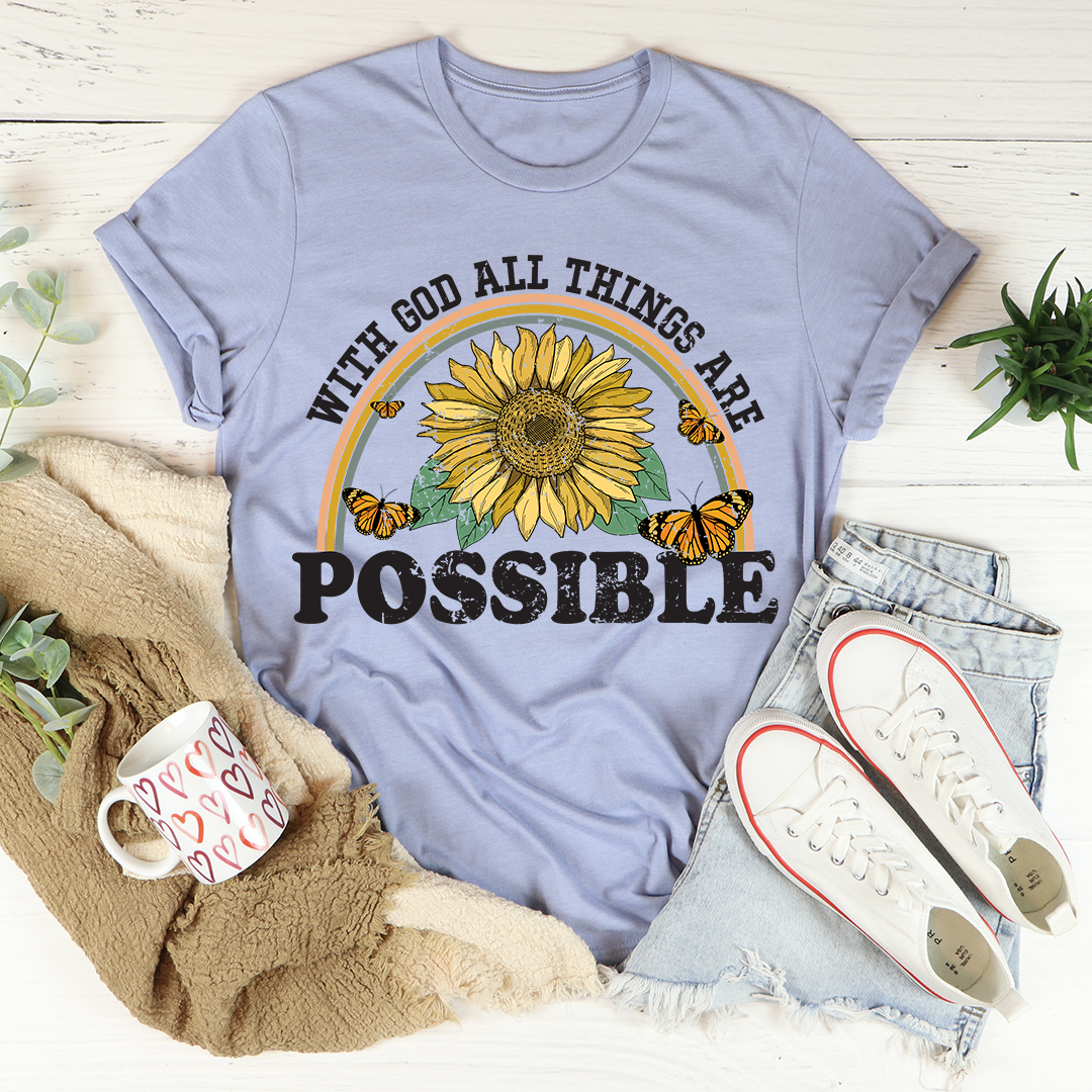 With God All Things Are Possible T-Shirt