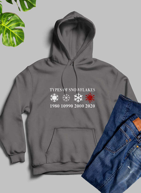 Types Of Snowflakes Hoodie