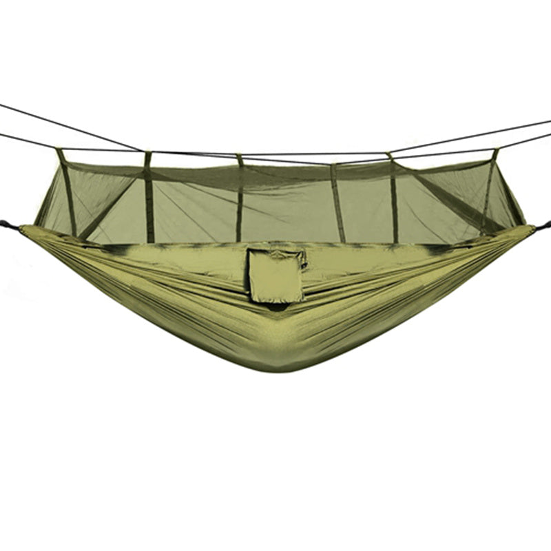 Portable Nylon Swing Hanging Bed Outdoor Hiking Camping Hammock