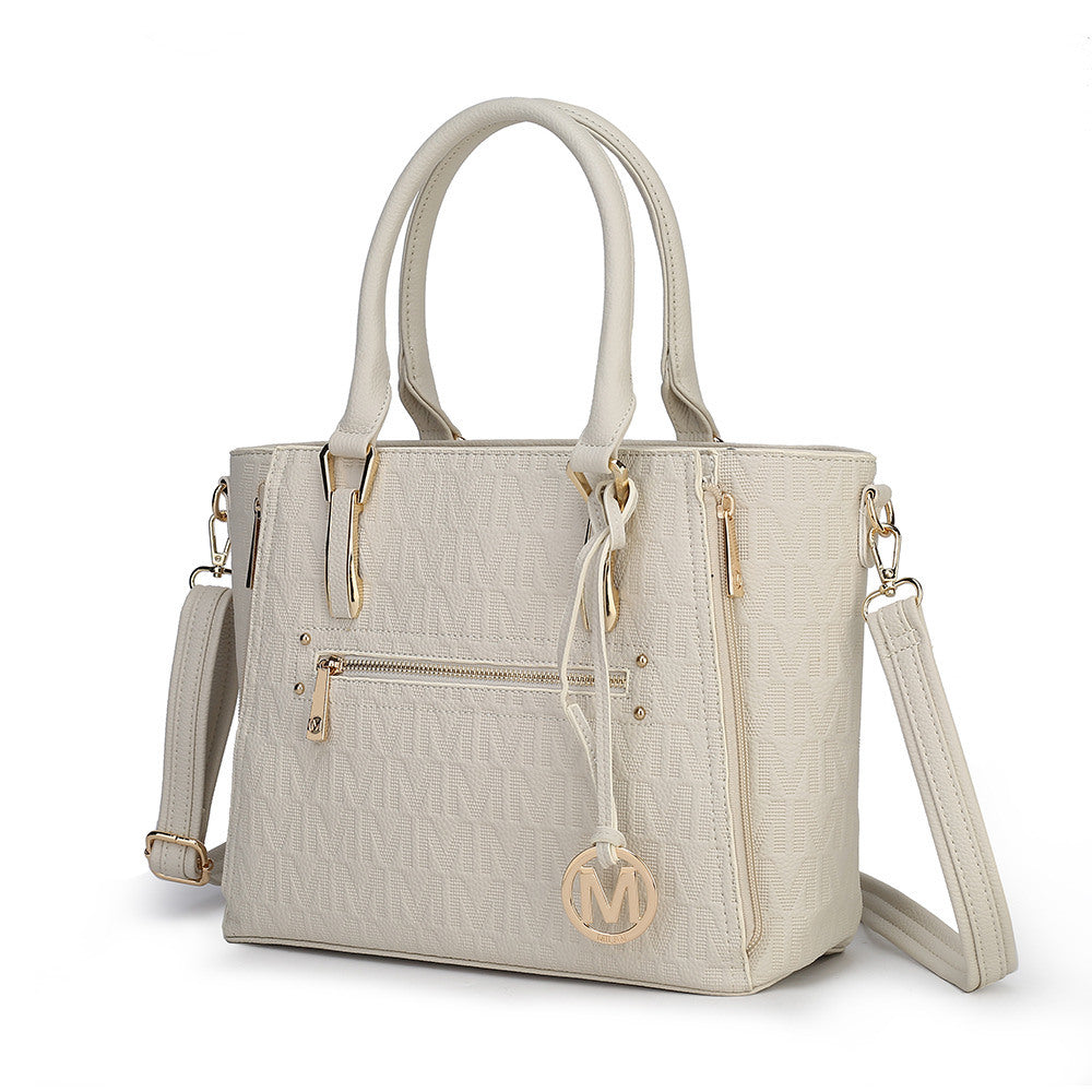 MKF Collection Cairo M Signature Satchel Handbag by Mia k