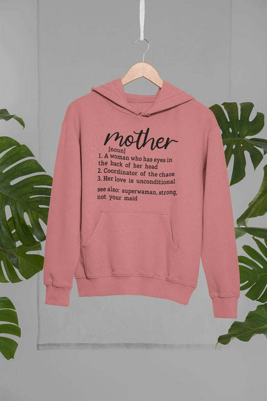 Mom Noun Mom Hoodie