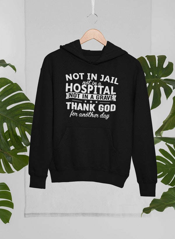 Not In Jail Not In A Hospital Not In A Grave Hoodie