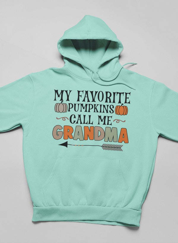 Favorite Pumpkins Call Me Grandma Hoodie