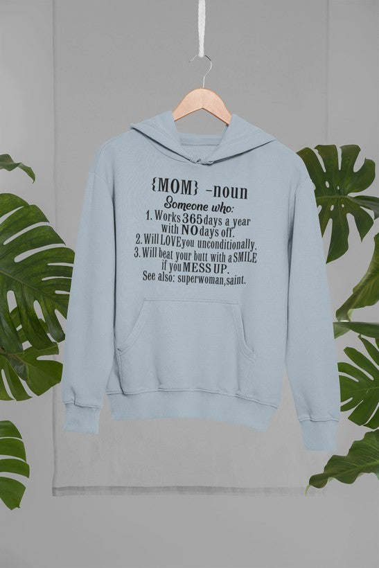 Mom Noun Hoodie