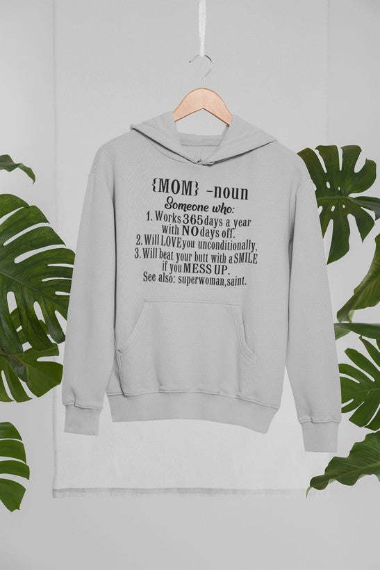 Mom Noun Hoodie