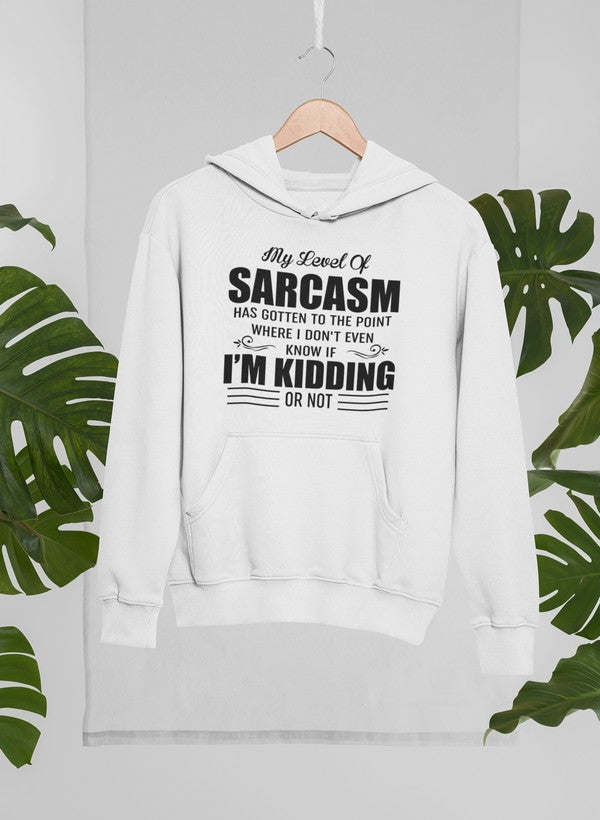 My Level Of Sarcasm Hoodie