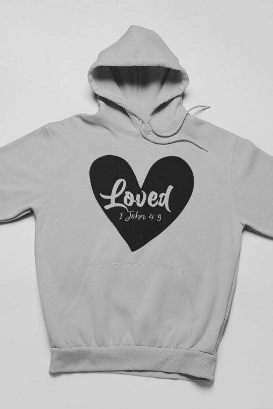 Loved 1 John 4:9 Hoodie