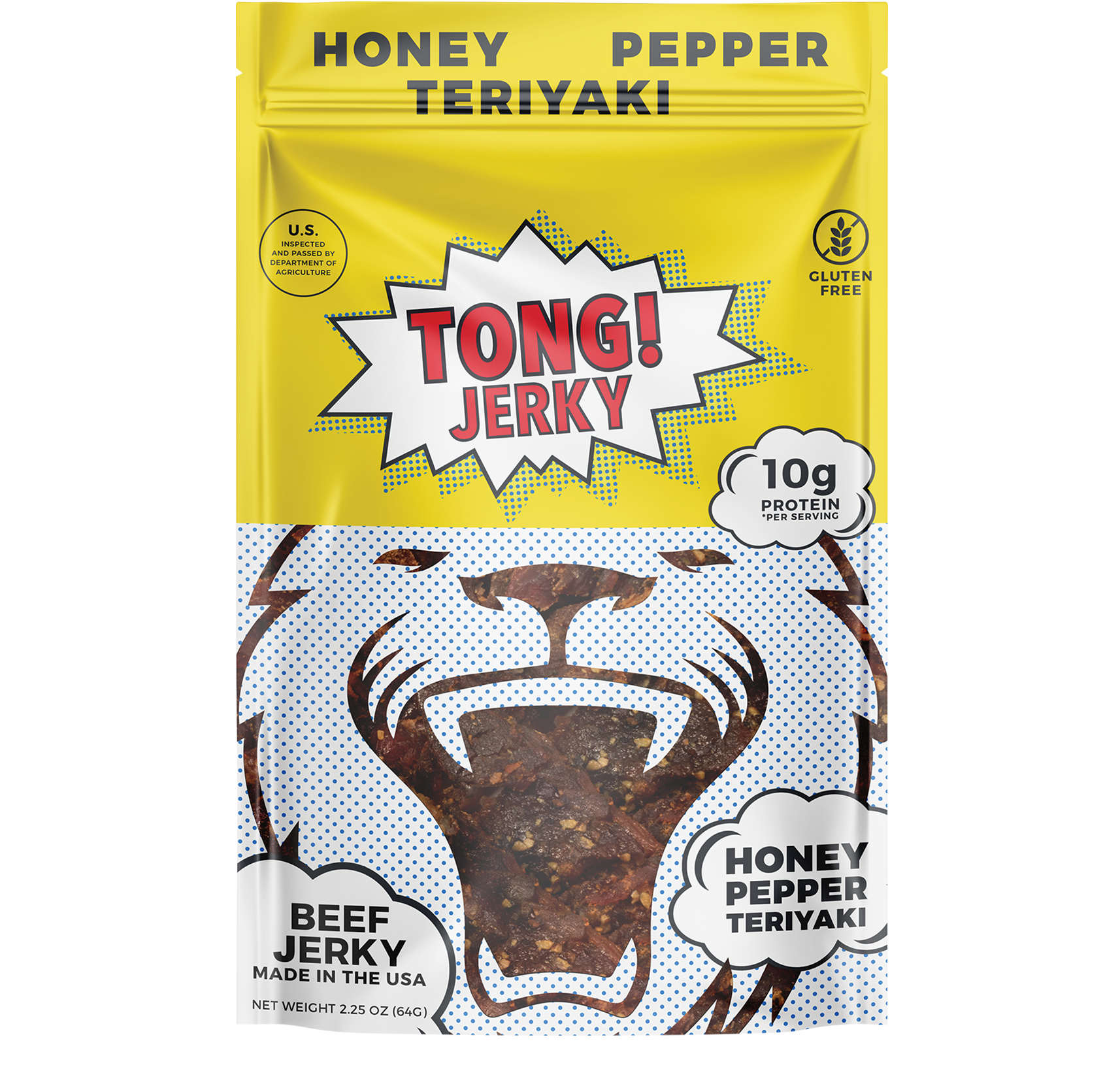 Honey Pepper Teriyaki Beef Jerky 4 pack