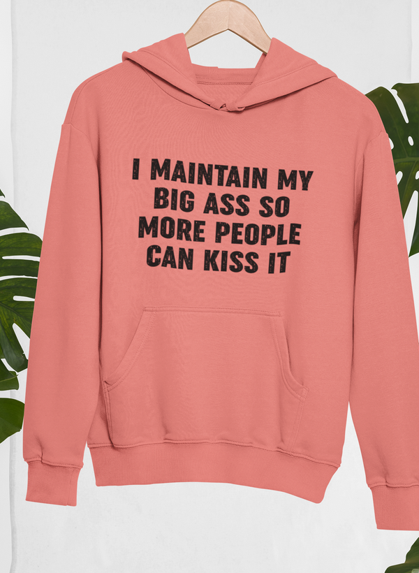 I Maintain It So More People Can Kiss It Hoodie