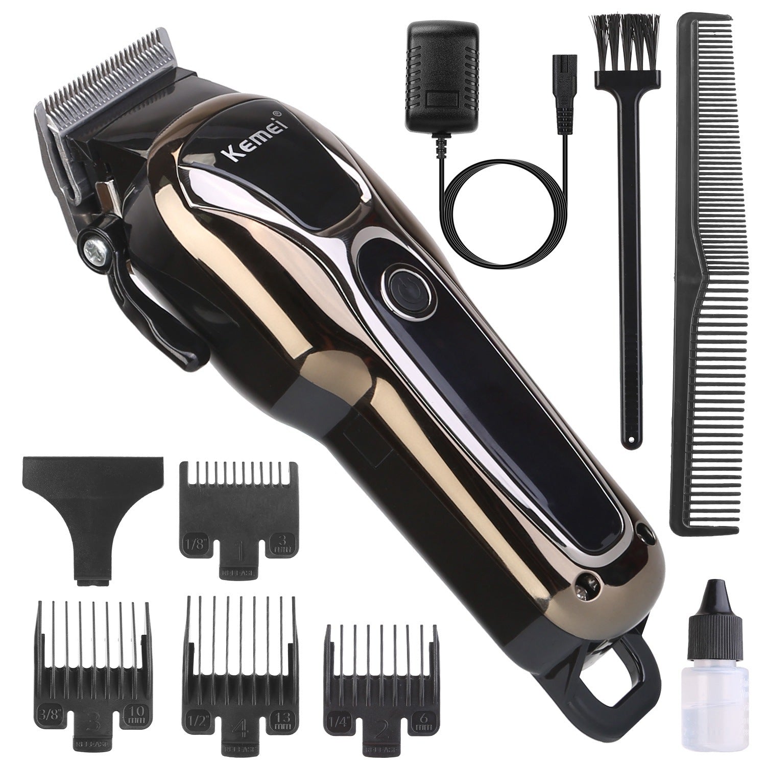 Rechargeable Electric Hair Clipper Cordless Clipper Hair Trimmer Shaver Barber Clipper Hair Cutting Machine